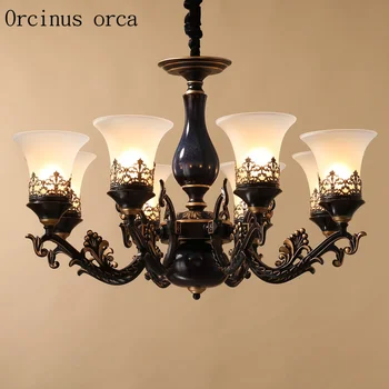American minimalist creative ceramics chandelier living room bedroom European luxury antique glass chandelier free shipping
American minimalist creative ceramics chandelier living room bedroom European luxury antique glass chandelier free shipping