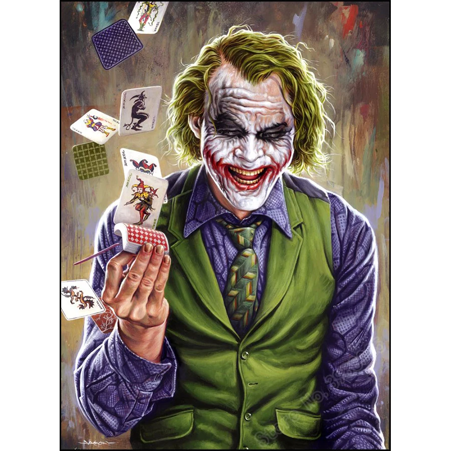 5d DIY Diamond Painting Full Square / Round Drill Clown Joker Play Poker Picture Mosaic Diamond Crystal Embroidery Cross Stitch
5d DIY Diamond Painting Full Square / Round Drill Clown Joker Play Poker Picture Mosaic Diamond Crystal Embroidery Cross Stitch