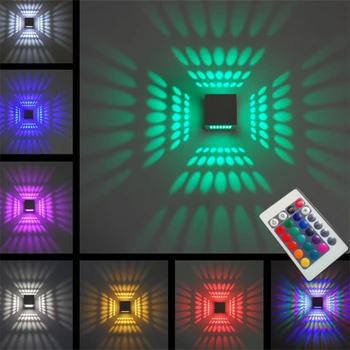 1W 3W Novelty Modern Home RGB LED Wall Light Decoration + Remote Controler Indoor Light Projector KTV Ceiling Lights Living Room
1W 3W Novelty Modern Home RGB LED Wall Light Decoration + Remote Controler Indoor Light Projector KTV Ceiling Lights Living Room