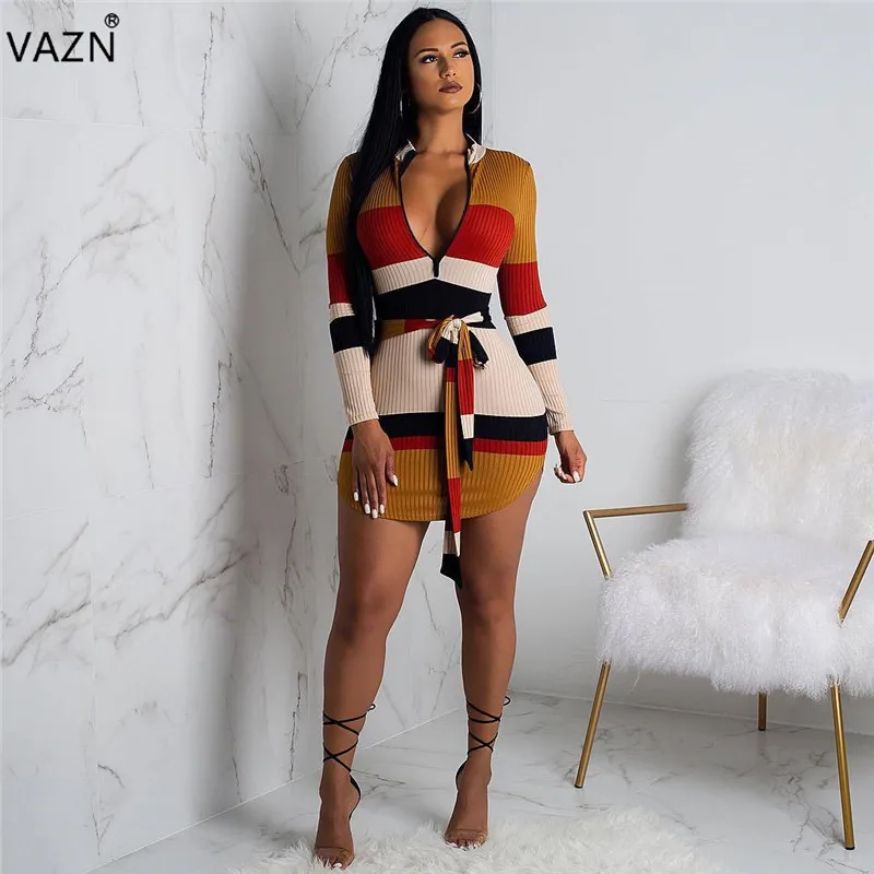 VAZN Top Quality 2018 Hot Print Deep V-Neck Mini Dress Women Full Sleeve Bodycon Dress Ladies Hollow Out Lace Up Vestidos OD8212
VAZN Top Quality 2018 Hot Print Deep V-Neck Mini Dress Women Full Sleeve Bodycon Dress Ladies Hollow Out Lace Up Vestidos OD8212