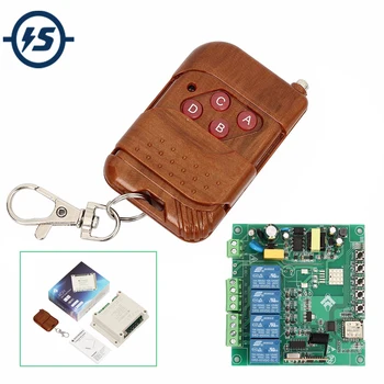 AC 220V 433MHz 4CH Inching Self-Locking Interlock WIFI Relay Controller APP Remote Control Wireless Smart for DIY Smart Home
AC 220V 433MHz 4CH Inching Self-Locking Interlock WIFI Relay Controller APP Remote Control Wireless Smart for DIY Smart Home