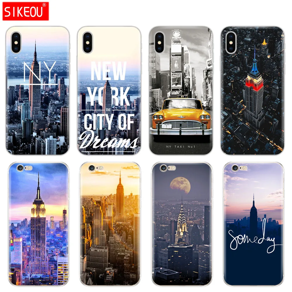 Silicone Cover Phone Case For Iphone 6 X 8 7 6s 5 5s SE Plus 10 XR XS Max Case New York City
Silicone Cover Phone Case For Iphone 6 X 8 7 6s 5 5s SE Plus 10 XR XS Max Case New York City