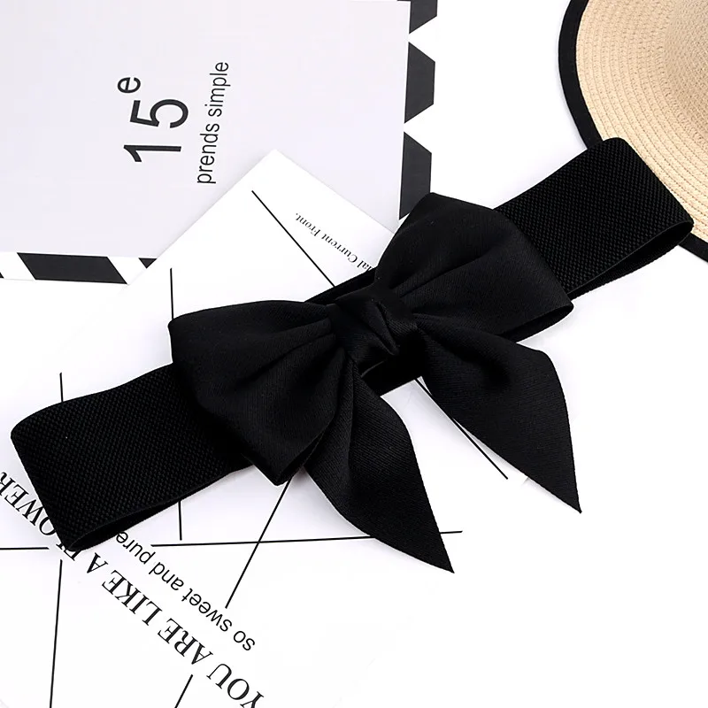 Korean Style Sweet Women Waistband Big Bowknot Elastic Waist Belts New Fashitons Women Dress Decoration Belt Clothes Accessories
Korean Style Sweet Women Waistband Big Bowknot Elastic Waist Belts New Fashitons Women Dress Decoration Belt Clothes Accessories