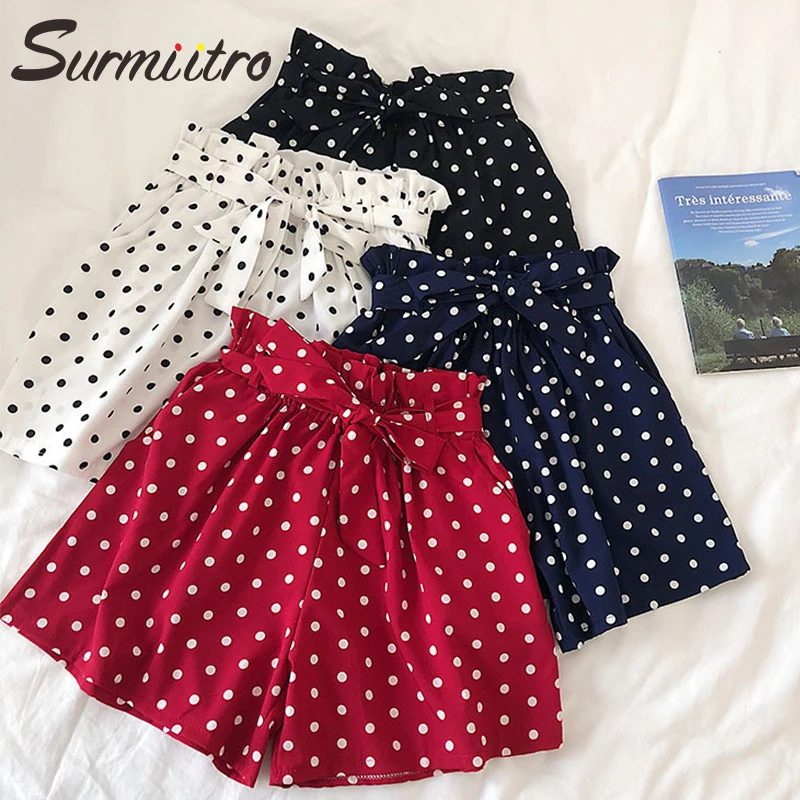 Surmiitro Korean Chiffon Summer Shorts Women 2019 Fashion Polka Dot Loose Ladies Casual Pocket High Waist Wide Leg Shorts Female
Surmiitro Korean Chiffon Summer Shorts Women 2019 Fashion Polka Dot Loose Ladies Casual Pocket High Waist Wide Leg Shorts Female
