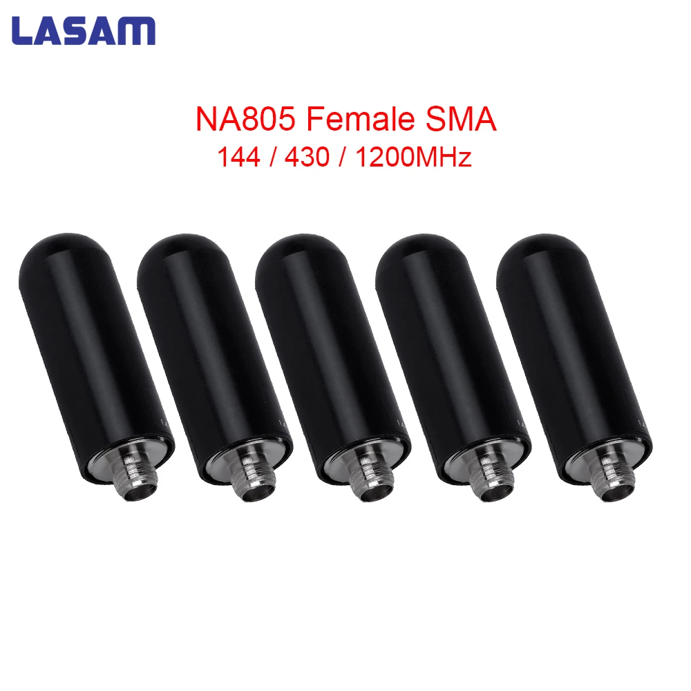 5pcs NA-805 SMA-F Female VHF/UHF 144/430/1200MHz Wide Band Antenna for BaoFeng UV-5R UV-5RA UV-5RB UV-5RC UV-82 GT-3 BF-F8HP 
5pcs NA-805 SMA-F Female VHF/UHF 144/430/1200MHz Wide Band Antenna for BaoFeng UV-5R UV-5RA UV-5RB UV-5RC UV-82 GT-3 BF-F8HP