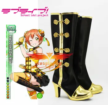 Love Live 2 Hoshizora Rin Dancing Stars on Me Chinese Style Cosplay Shoes Boots Adult Halloween Carnival Christmas For Costume
Love Live 2 Hoshizora Rin Dancing Stars on Me Chinese Style Cosplay Shoes Boots Adult Halloween Carnival Christmas For Costume