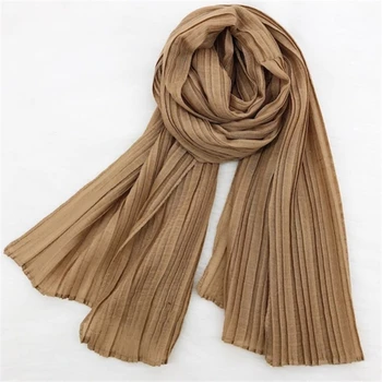 Quick sale to foreign trade pure color cotton/ linen scarf pleated stripe lotus leaf sunscreen shawl thin style headscarf Muslim
Quick sale to foreign trade pure color cotton/ linen scarf pleated stripe lotus leaf sunscreen shawl thin style headscarf Muslim