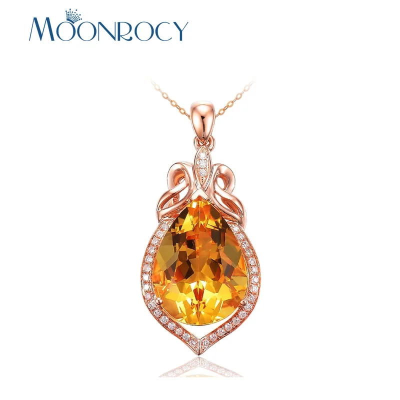 MOONROCY Rose Gold Color Yellow Crystal Pendant Necklace Chokers for Women Waterdrop Drop Shipping Wholesale Womens Jewelry
MOONROCY Rose Gold Color Yellow Crystal Pendant Necklace Chokers for Women Waterdrop Drop Shipping Wholesale Womens Jewelry