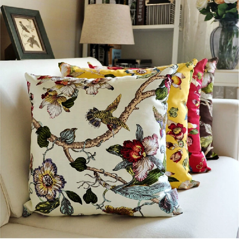 ROMANZO Cotton Fabric Cushion Cover Pillow Case Luxurious Pattern with Flowers Home Decoration Sofa Car Cushion Covers
ROMANZO Cotton Fabric Cushion Cover Pillow Case Luxurious Pattern with Flowers Home Decoration Sofa Car Cushion Covers
