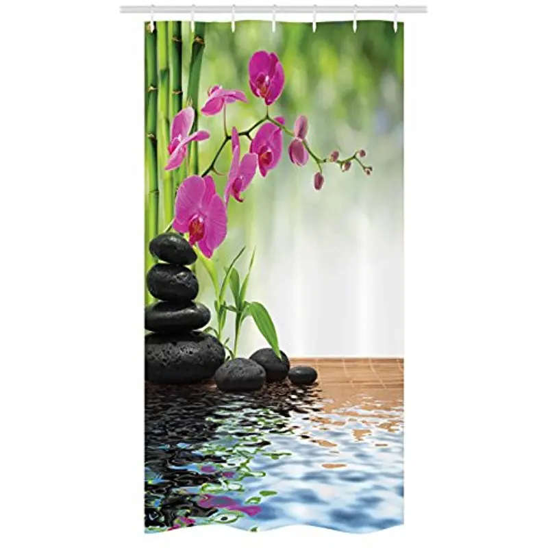 Vixm Spa Decor Stall Shower Curtain Composition Bamboo Tree Floor Mat Orchid Stones Yoga Greenery Fabric Bath Curtains
Vixm Spa Decor Stall Shower Curtain Composition Bamboo Tree Floor Mat Orchid Stones Yoga Greenery Fabric Bath Curtains