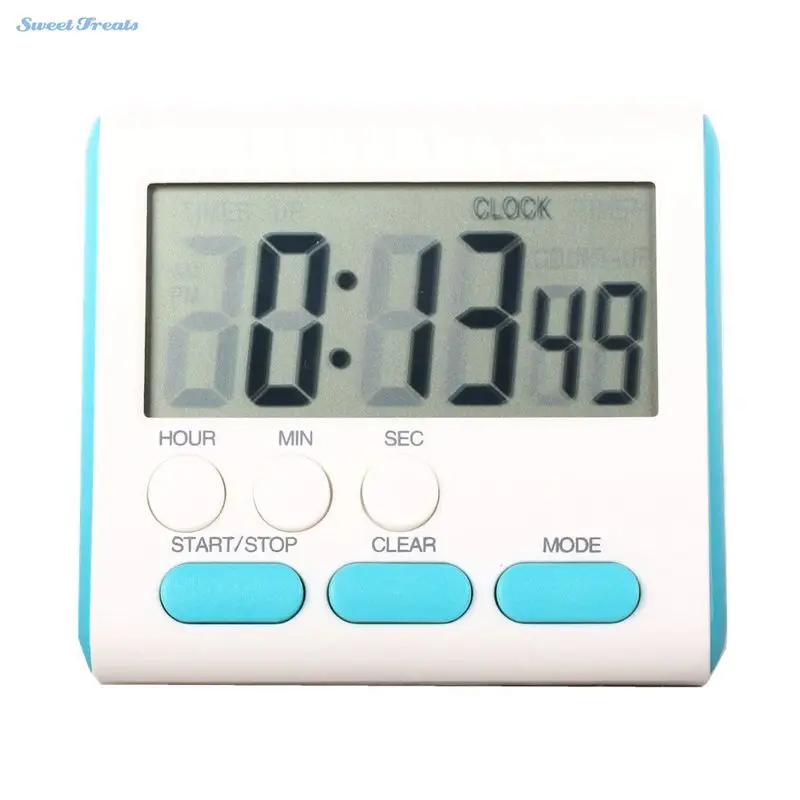 Sweettreats LCD Digital Kitchen Timer Cooking Tools Countdown Alarm Count Up Down Alarm Clock
Sweettreats LCD Digital Kitchen Timer Cooking Tools Countdown Alarm Count Up Down Alarm Clock