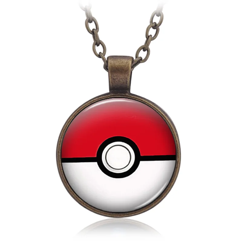 Halloween gift Anime Pokemon Necklace Glass Cabochon Pendant Jewelry Cartoon Poke Ball Accessories for adult and child
Halloween gift Anime Pokemon Necklace Glass Cabochon Pendant Jewelry Cartoon Poke Ball Accessories for adult and child
