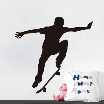 Dctop Fashion Skate Wall Decal Vinyl Stickers Home Decor Skateboard Extreme Sports Pvc Sticker Home Decoration Color Black Mural
Dctop Fashion Skate Wall Decal Vinyl Stickers Home Decor Skateboard Extreme Sports Pvc Sticker Home Decoration Color Black Mural