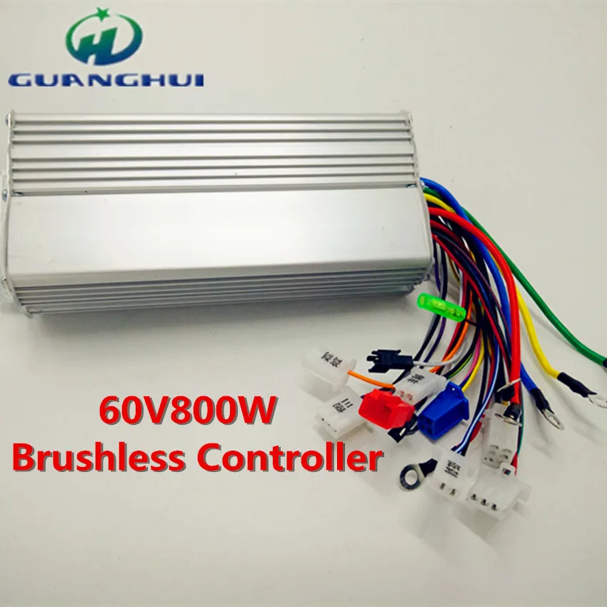 60V800W электрический мотоцикл/велосипед бесщеточный контроллер двигателя |