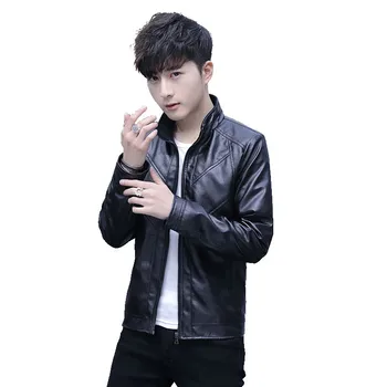 2019 New Spring Autumn Man PU Jakcet Slim Male Faux Leather Coat Pockets Motorcycle Coats Outwears Tops Plus Size 3XL SE407
2019 New Spring Autumn Man PU Jakcet Slim Male Faux Leather Coat Pockets Motorcycle Coats Outwears Tops Plus Size 3XL SE407