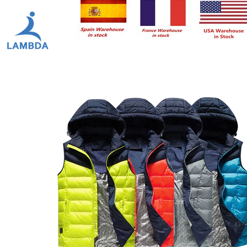 LAMBDA 2019 New Men Women Electric Heated Vest Heating Waistcoat Thermal Warm Clothing Feather Hot Sale Winter Jacket Hat
LAMBDA 2019 New Men Women Electric Heated Vest Heating Waistcoat Thermal Warm Clothing Feather Hot Sale Winter Jacket Hat