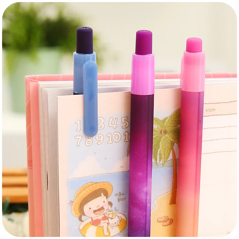 6 pcs/Lot Dream and explore gel pen Starry star black ink pens 0.5mm black ink canetas Stationery Office School supplies CB585
6 pcs/Lot Dream and explore gel pen Starry star black ink pens 0.5mm black ink canetas Stationery Office School supplies CB585
