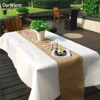OurWarm 10m x 33cm Tablecloth Retro Wedding Decoration Jute Burlap Roll for Banquet Party Supplies Home Table Decorations 2018
OurWarm 10m x 33cm Tablecloth Retro Wedding Decoration Jute Burlap Roll for Banquet Party Supplies Home Table Decorations 2018