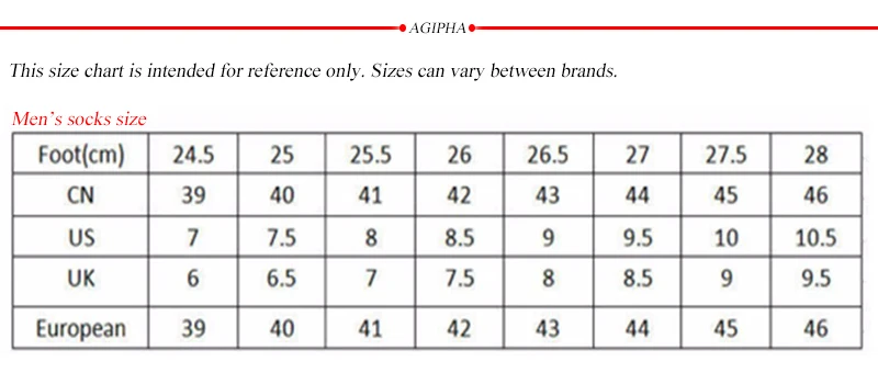 men size guide