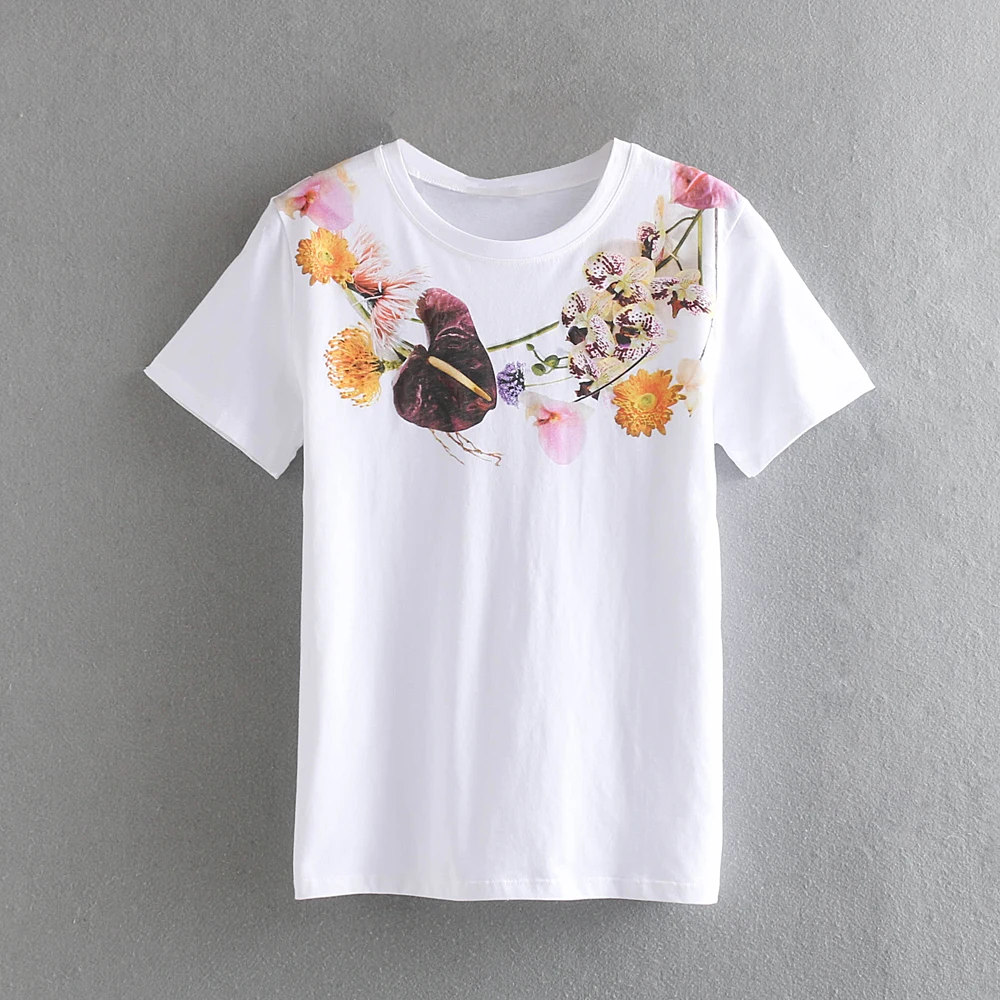 AQEMQ T Shirt O-Neck Summer Shirt Floral Spring Flower Print Breathable Refreshing White T-Shirts Girl Tops Women's Clothing
AQEMQ T Shirt O-Neck Summer Shirt Floral Spring Flower Print Breathable Refreshing White T-Shirts Girl Tops Women's Clothing