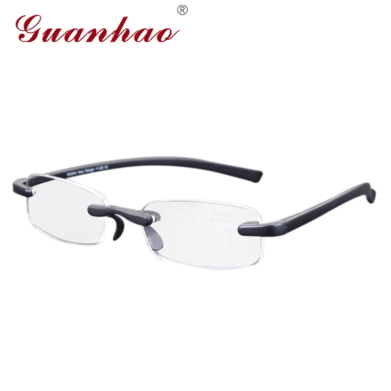 Guanhao Soft Ultralight TR90 Frame Rimless Reading Glasses Men Women Spectacles Reader Eyeglasses Case 1.0 1.5 2.0
Guanhao Soft Ultralight TR90 Frame Rimless Reading Glasses Men Women Spectacles Reader Eyeglasses Case 1.0 1.5 2.0