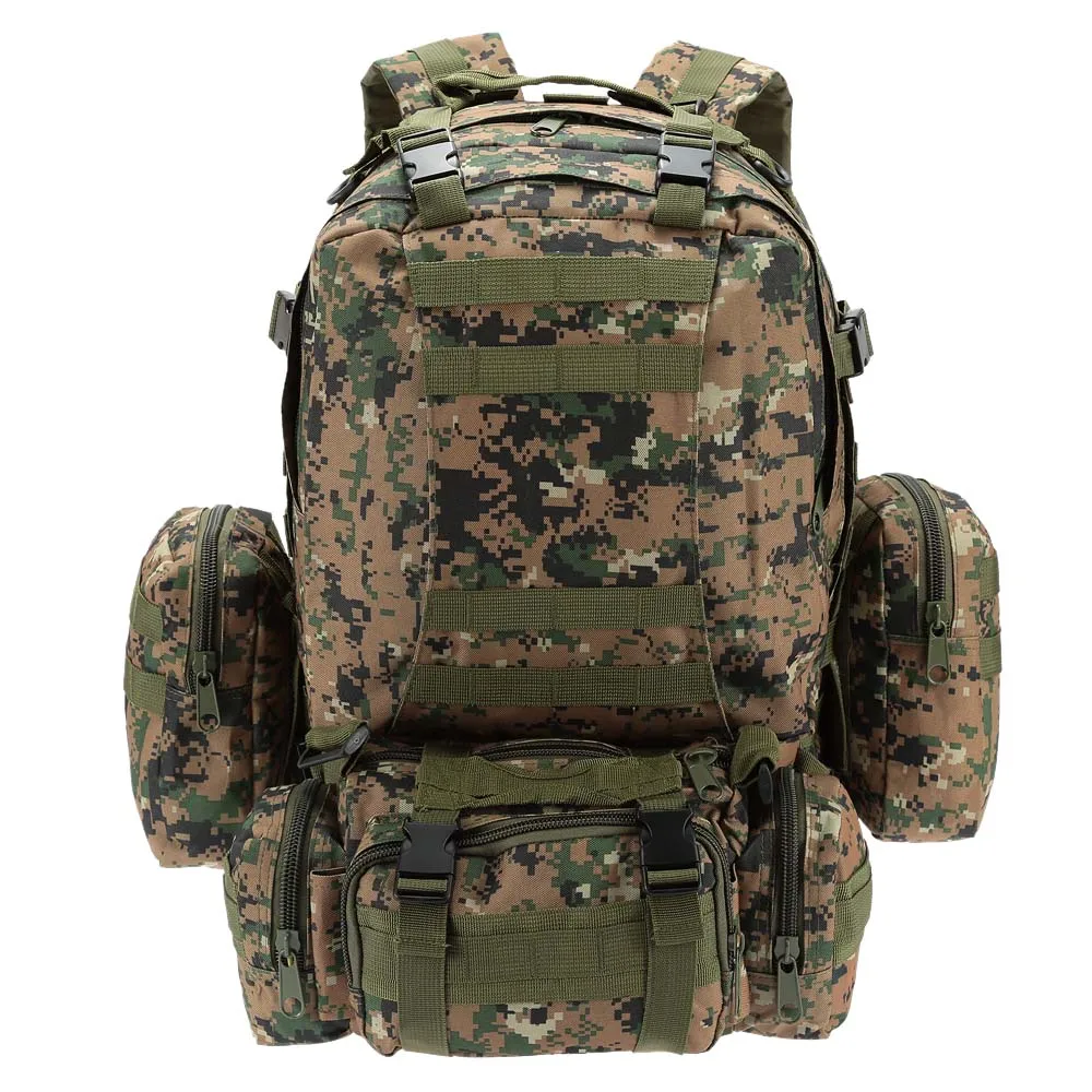60L Military Men Backpack Tactical Camouflage Backpack Outdoor Sport Climbing Hiking Camping Sport Bag Travel Rucksack
60L Military Men Backpack Tactical Camouflage Backpack Outdoor Sport Climbing Hiking Camping Sport Bag Travel Rucksack