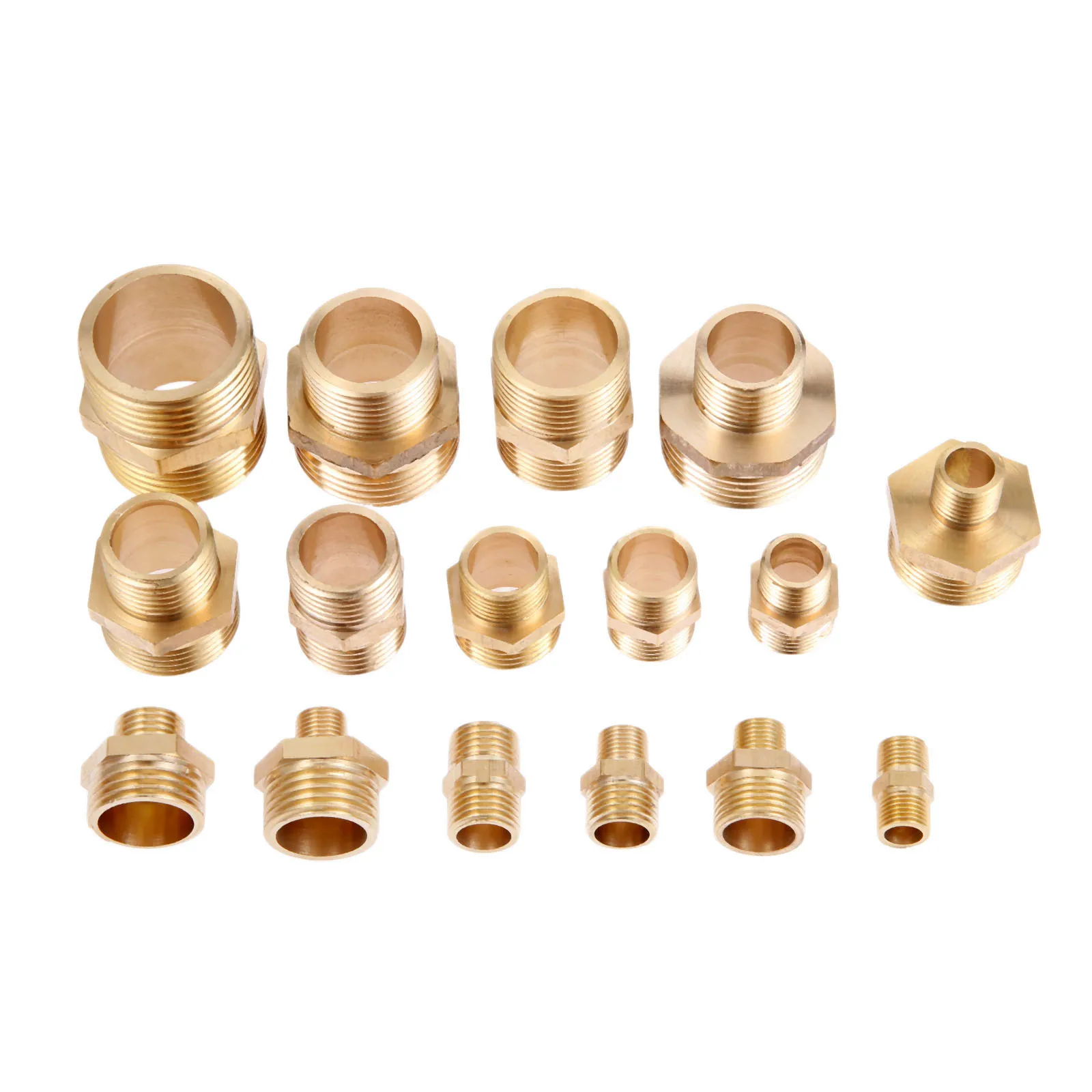 2Pcs 1/8" 1/4" 3/8" 1/2" 3/4" 1" Brass Pipe Hex Nipple Fitting Quick Adapter PT Male Thread Water Connector Air Pneumatic Pipe
2Pcs 1/8" 1/4" 3/8" 1/2" 3/4" 1" Brass Pipe Hex Nipple Fitting Quick Adapter PT Male Thread Water Connector Air Pneumatic Pipe