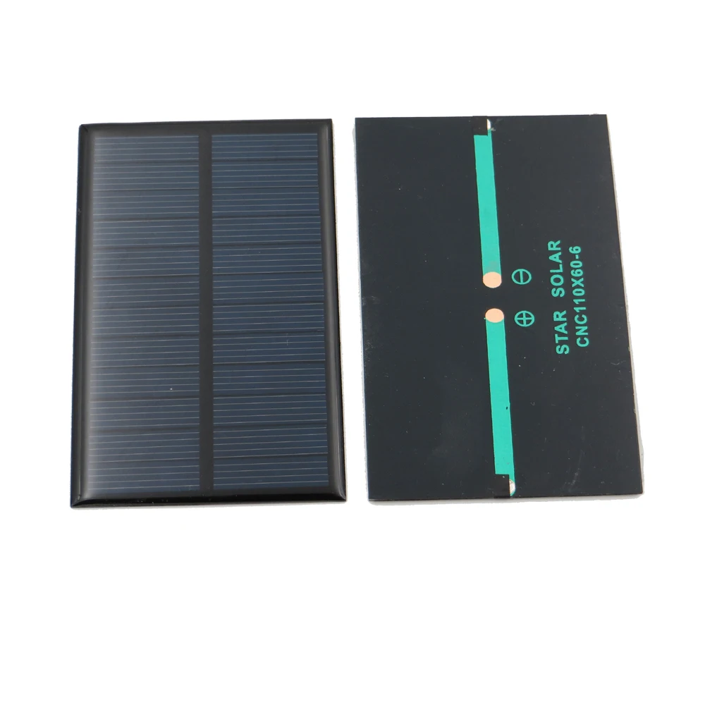 2pcs x Solar Panel 6V 1W 160mA Cell DIY Battery Charger Mini Solar Panel China Module Solar System Cells for Cell Charger Toy
2pcs x Solar Panel 6V 1W 160mA Cell DIY Battery Charger Mini Solar Panel China Module Solar System Cells for Cell Charger Toy
