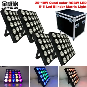 Free Shipping 4pcs/Lot Flycase Packing 5x5 Matrix 25x10w Panel RGBW 4IN1 Led Blinder Light Dj Equipment Stage Decoration High
Free Shipping 4pcs/Lot Flycase Packing 5x5 Matrix 25x10w Panel RGBW 4IN1 Led Blinder Light Dj Equipment Stage Decoration High