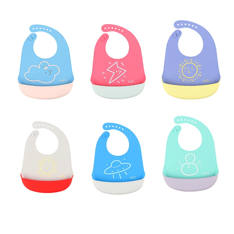 Baby Silicone Bibs Waterproof Bibs Feeding Baby Saliva Towel Newborn Cartoon Aprons Baby Bibs Adjustable Burp Cloths Bandana
Baby Silicone Bibs Waterproof Bibs Feeding Baby Saliva Towel Newborn Cartoon Aprons Baby Bibs Adjustable Burp Cloths Bandana