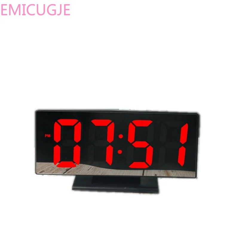 Night Table Light LCD Desktop USB Cable Digital Alarm Clock Brief LED Mirror Clock Multi-function Snooze Time Display
Night Table Light LCD Desktop USB Cable Digital Alarm Clock Brief LED Mirror Clock Multi-function Snooze Time Display