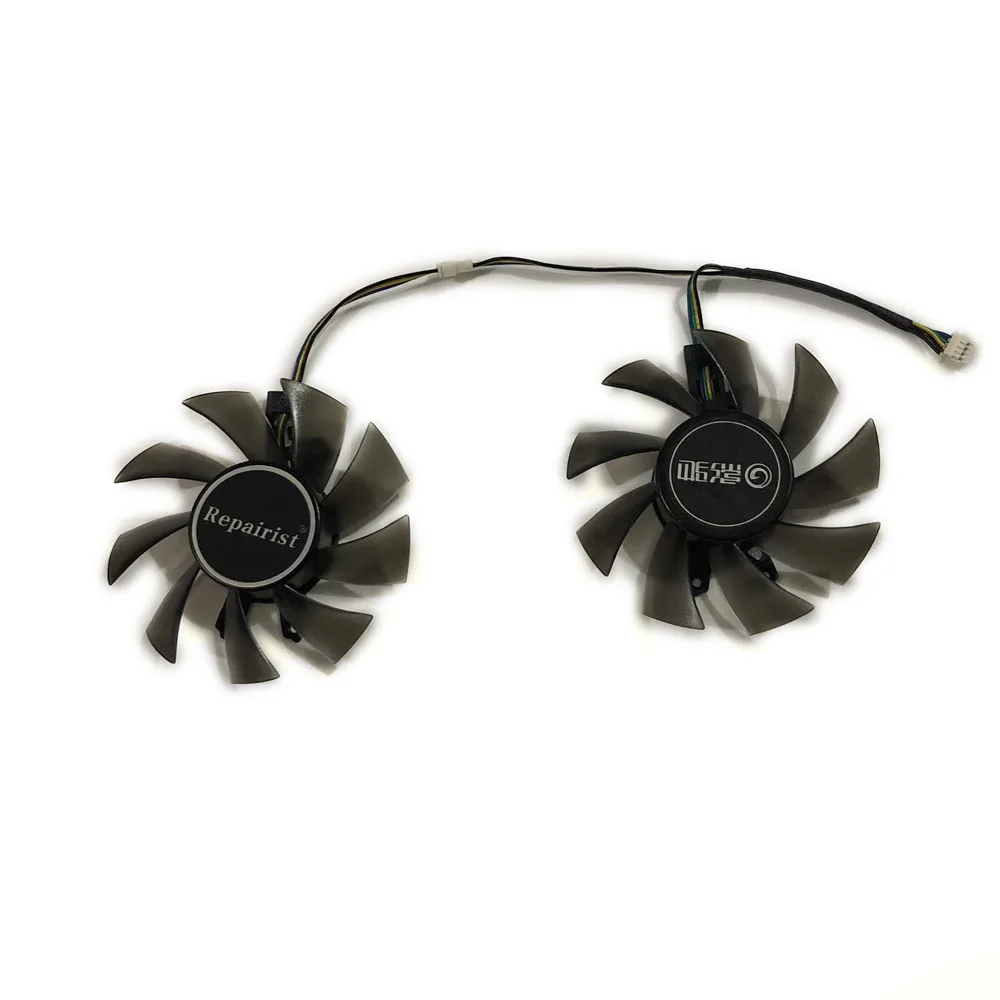 Охлаждающий вентилятор VGA 2 шт./компл. T128015DU GTX1060 GK RTX2060 GPU для замены видеокарты