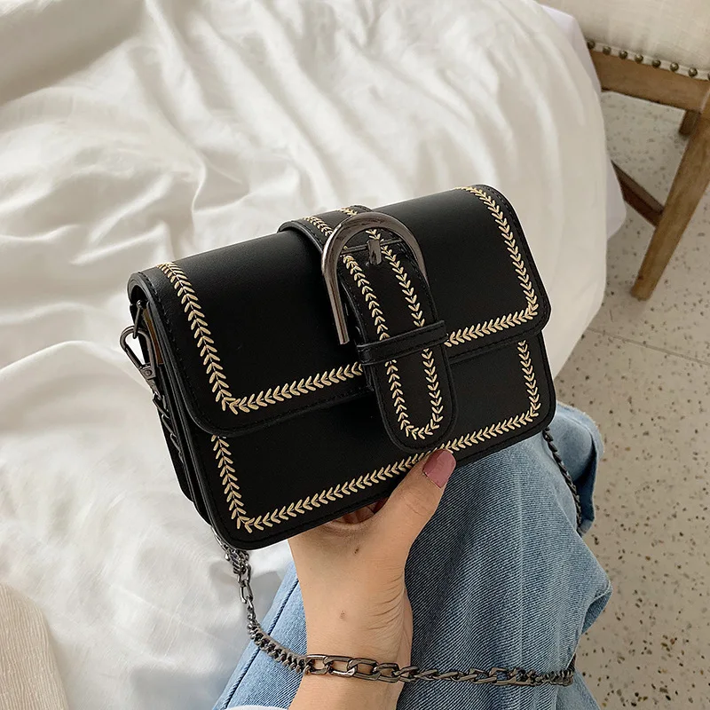 Female Crossbody Bag Women 2019 Quality PU Leather Luxury Handbag Designer Sac A Main Ladies Wheat Thread Shoulder Messenger Bag
Female Crossbody Bag Women 2019 Quality PU Leather Luxury Handbag Designer Sac A Main Ladies Wheat Thread Shoulder Messenger Bag