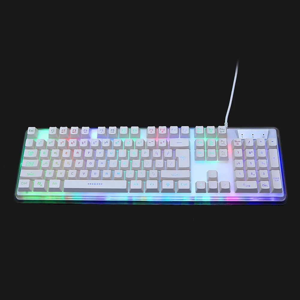 Original ALLOYSEED 104 Keys Wired Mechanical Keyboard with 2 Colors LED Backlit Anti-Ghosting for Gamer Computer
Original ALLOYSEED 104 Keys Wired Mechanical Keyboard with 2 Colors LED Backlit Anti-Ghosting for Gamer Computer