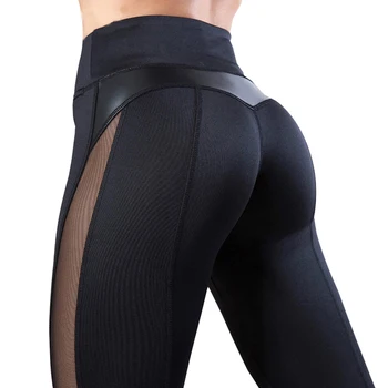 NORMOV Fashion Fitness Leggings For Women Sexy High Waist Elastic Ankle Length Mesh Patchwork Legging Workout Leggings Female
NORMOV Fashion Fitness Leggings For Women Sexy High Waist Elastic Ankle Length Mesh Patchwork Legging Workout Leggings Female