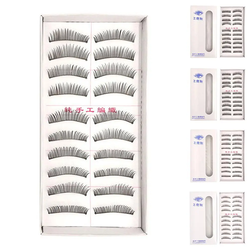 10Pairs Fashion Handmade Thick Long False Eyelashes Comfortable Fake Eyelashes Extension Women Beauty Makeup Tools New
10Pairs Fashion Handmade Thick Long False Eyelashes Comfortable Fake Eyelashes Extension Women Beauty Makeup Tools New