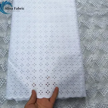 White Embroidery Latest Swiss Voile Lace Fabric With Stones Popular African Dry Cotton Fabric Satin Laces 5 Yards/pcs For Sewing
White Embroidery Latest Swiss Voile Lace Fabric With Stones Popular African Dry Cotton Fabric Satin Laces 5 Yards/pcs For Sewing