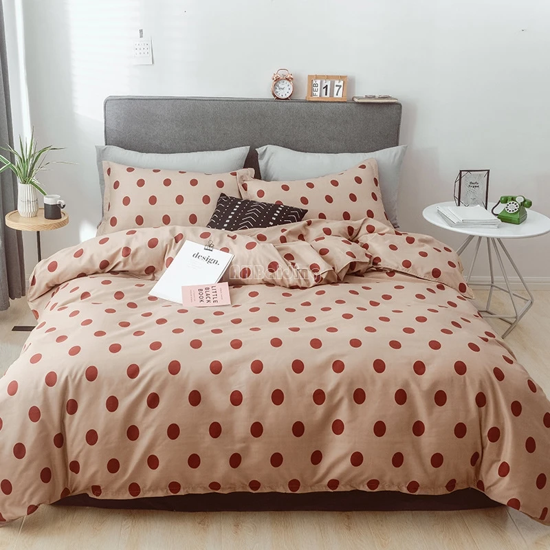Home Textile Brown Wave Point Printed Duvet Cover with Zipper Twin Full Queen King Adult Children Bed Quilt Cover Comforter Case
Home Textile Brown Wave Point Printed Duvet Cover with Zipper Twin Full Queen King Adult Children Bed Quilt Cover Comforter Case