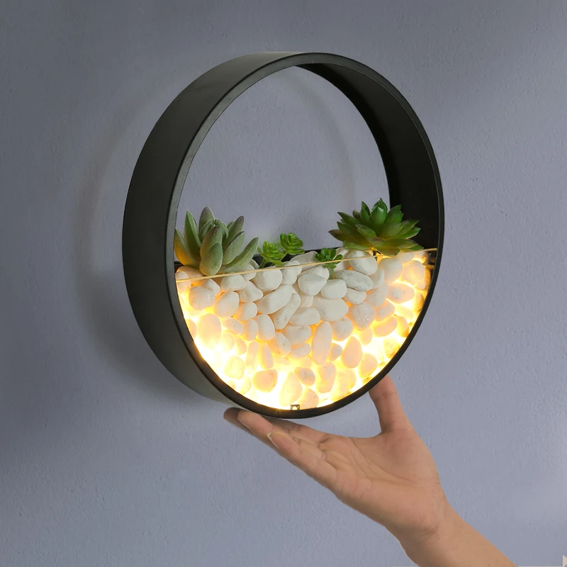 Iron Art Circular Bedroom Bedside Wall Lamp Simple Modern Living Room Study led Wall Light Creative Stone Decoration Wall Lamps
Iron Art Circular Bedroom Bedside Wall Lamp Simple Modern Living Room Study led Wall Light Creative Stone Decoration Wall Lamps