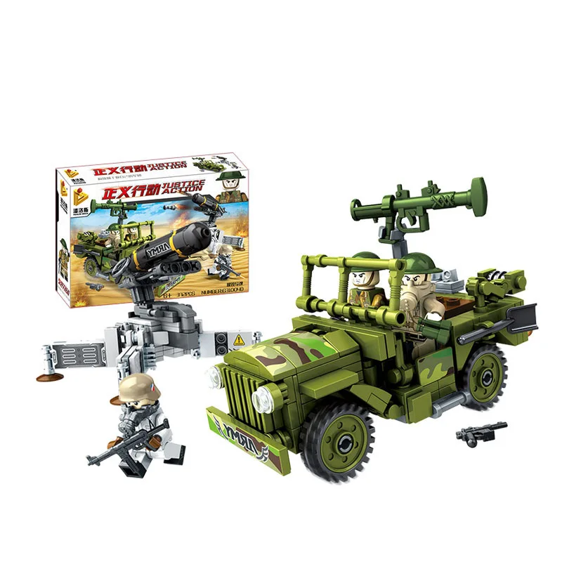 World War 2 WW2 Tank Helicopter Truck Soldier Military SWAT Army Model Building Blocks Figures Set Toys Compatible With Lego
World War 2 WW2 Tank Helicopter Truck Soldier Military SWAT Army Model Building Blocks Figures Set Toys Compatible With Lego