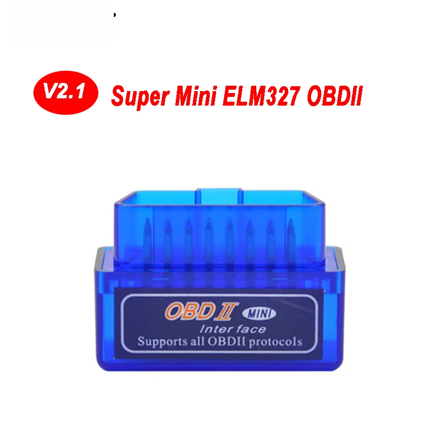 New Super MINI ELM327 OBDII V2.1 Bluetooth Interface OBD2 EOBD Car Code Reader Scanner Tool ELM 327 V 2.1 OBD 2 Scan For Android
New Super MINI ELM327 OBDII V2.1 Bluetooth Interface OBD2 EOBD Car Code Reader Scanner Tool ELM 327 V 2.1 OBD 2 Scan For Android