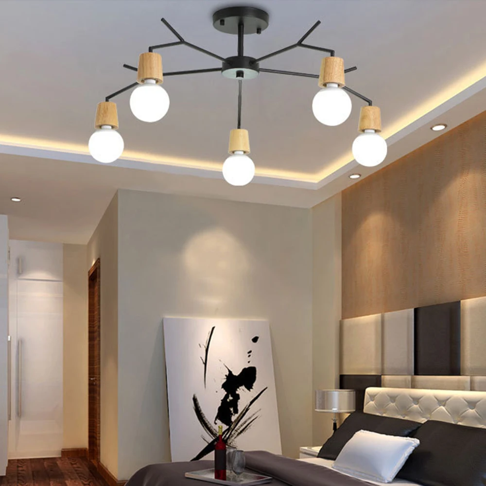 5 Heads Iron Chandeliers lamp body 15w simple and elegant design Support humanization for reading room children room living
5 Heads Iron Chandeliers lamp body 15w simple and elegant design Support humanization for reading room children room living