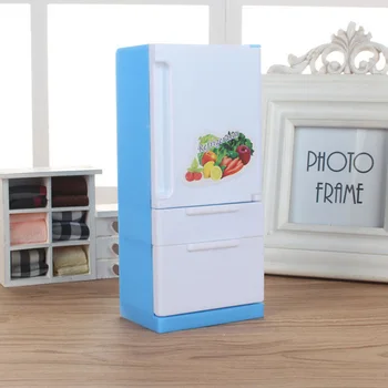 Cute Doll House Furniture Plastic Mini Simulation Refrigerator Accessories Furniture Toy Prop for Barbie Children Girl Gift Toys
Cute Doll House Furniture Plastic Mini Simulation Refrigerator Accessories Furniture Toy Prop for Barbie Children Girl Gift Toys