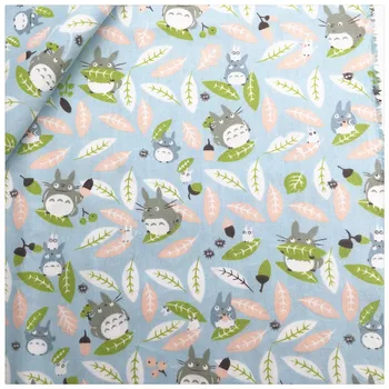 New Blue Totoro 100% Cotton Fabric Patchwork Sewing Cloth Craft Fabrics Tecido Quilting Bedding Decoration Tissue Home Textile
New Blue Totoro 100% Cotton Fabric Patchwork Sewing Cloth Craft Fabrics Tecido Quilting Bedding Decoration Tissue Home Textile