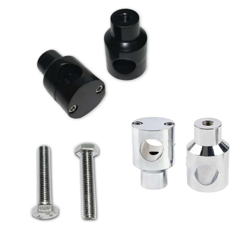 Black Chrome 1" Billet Handlebar Risers for Harley Custom Springer Bobber Chopper Motorcycle Honda Suzuki Yamaha Kawasaki
Black Chrome 1" Billet Handlebar Risers for Harley Custom Springer Bobber Chopper Motorcycle Honda Suzuki Yamaha Kawasaki