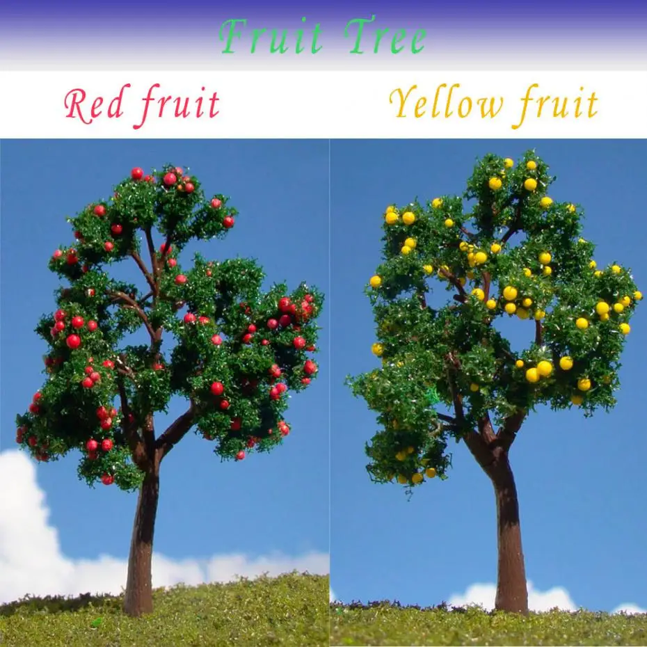 NEW 20pcs OO O Scale Pagoda Fruit Model Trees Layout Scene For Railroad 11CM S0301 model train ho scale railway modeling
NEW 20pcs OO O Scale Pagoda Fruit Model Trees Layout Scene For Railroad 11CM S0301 model train ho scale railway modeling