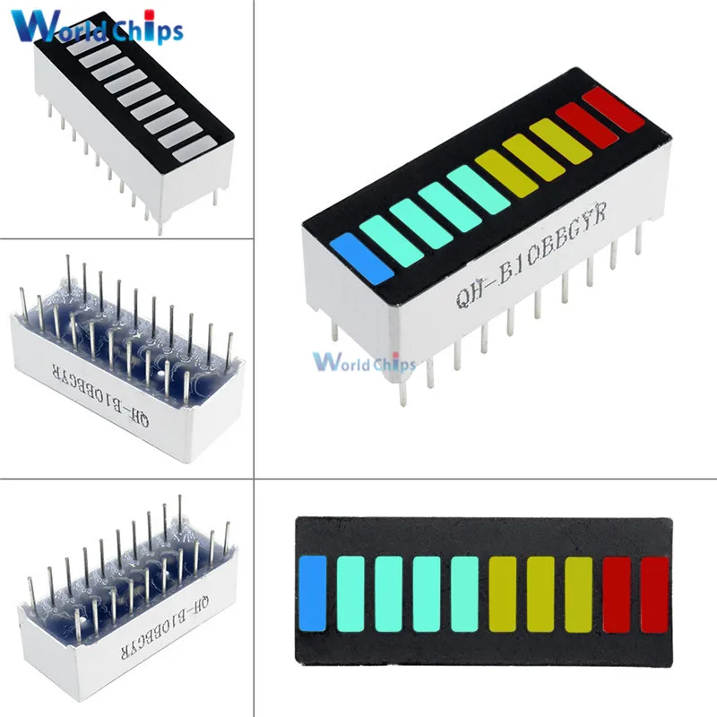 2Pcs 10 Segment LED Bargraph Light Display Module Bar Graph Ultra Bright Red Yellow Green Blue Colors Multi-color DIY Wholesale
2Pcs 10 Segment LED Bargraph Light Display Module Bar Graph Ultra Bright Red Yellow Green Blue Colors Multi-color DIY Wholesale