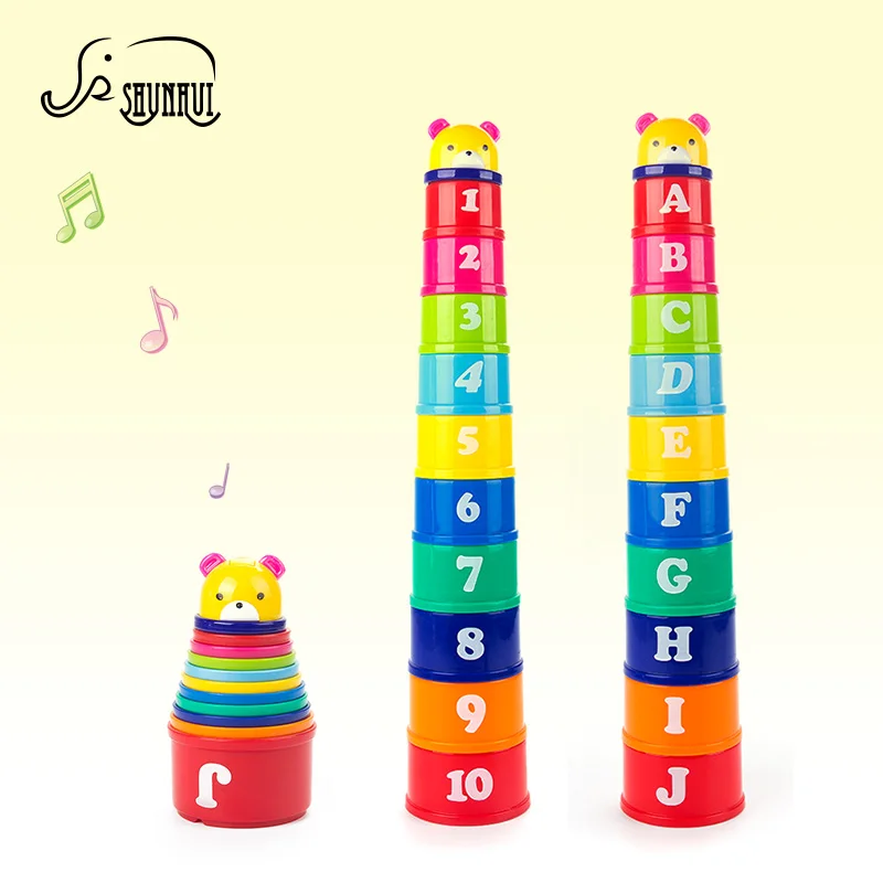 11pcs Baby Building Blocks Toys Kids Stacking Folding Cups Musical Bear Pagoda Tower Figure & Letter Enlighten Toys for Children
11pcs Baby Building Blocks Toys Kids Stacking Folding Cups Musical Bear Pagoda Tower Figure & Letter Enlighten Toys for Children