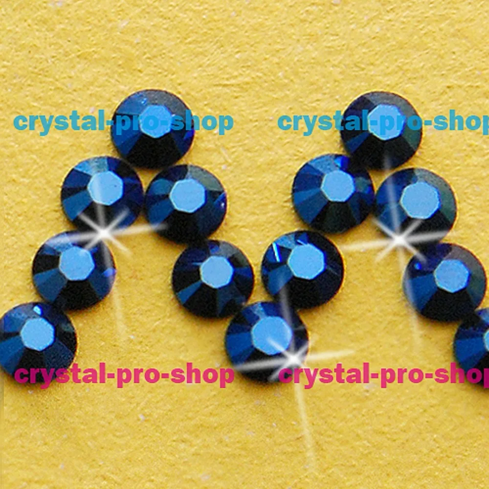 

Swarovski Elements Metallic Blue (METBL) ( No Hotfix / Hotfix ) Iron On ( ss3 - ss34 ) ( 1mm - 7mm ) Flatback Rhinestone