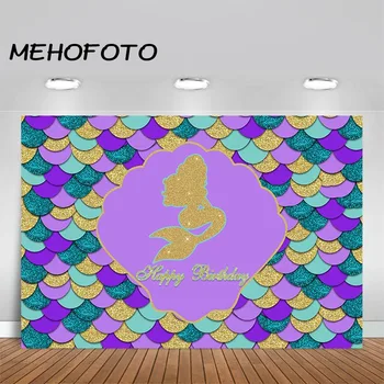 The Little Mermaid Backdrop Mermaid Purple Scales Birthday Party Background for Photo Studio Photocall Undersea
The Little Mermaid Backdrop Mermaid Purple Scales Birthday Party Background for Photo Studio Photocall Undersea